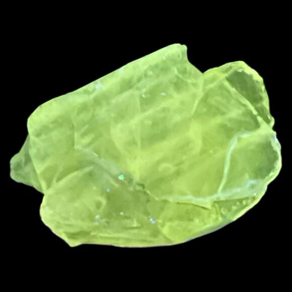 Pink Translucent Art Glass Cullet Glowing Manganese Slag Glass #5GM58 - Picture 1 of 7